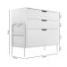 Cômoda Oasis 3 Gavetas Branca