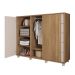 Cômoda Pegasus 2 PT 5 GV Buriti e Off White