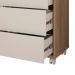 Cômoda Pegasus 2 PT 5 GV Buriti e Off White