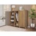 Cômoda Pegasus 2 Portas 5 Gavetas Buriti e Fendi