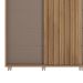 Cômoda Pegasus 2 Portas 5 Gavetas Buriti e Fendi