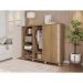Cômoda Pegasus 2 Portas 5 Gavetas Buriti e Off White