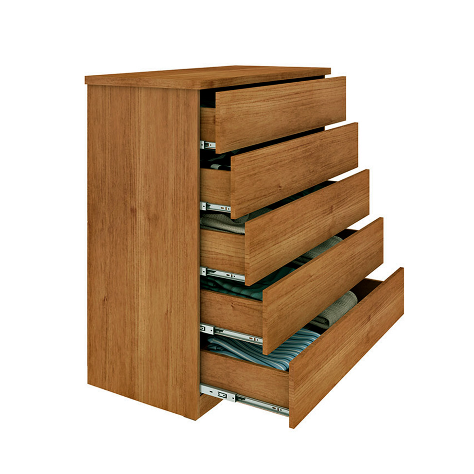 Cômoda Premium 5 Gavetas Cinamomo