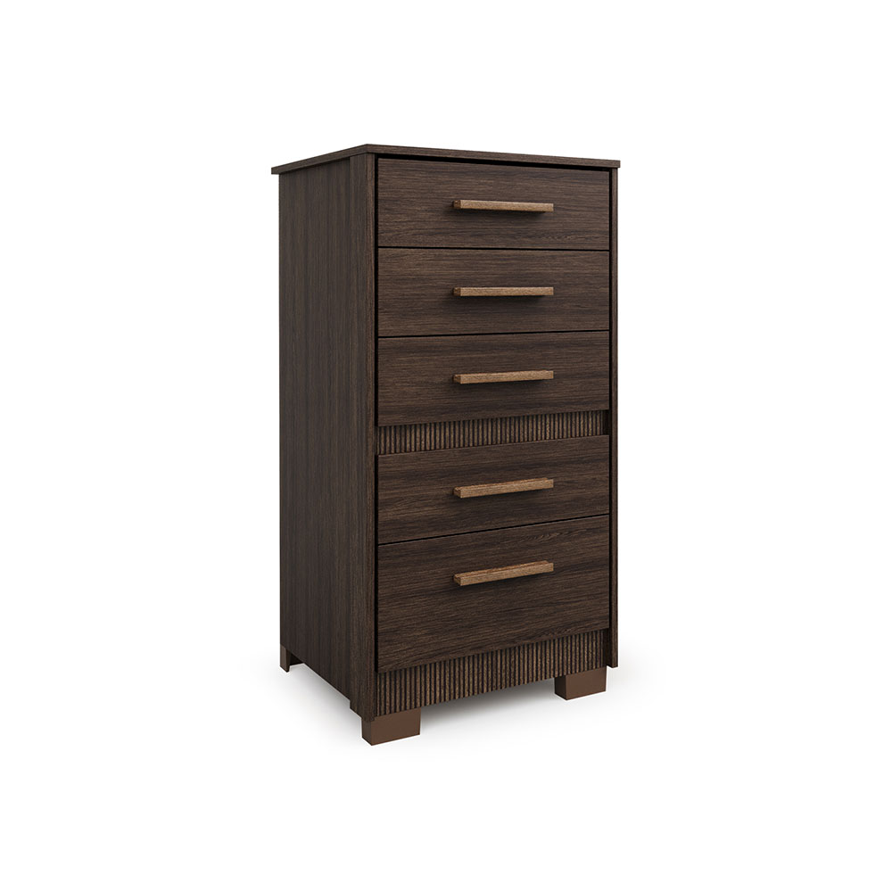 Cômoda Primacy 5 Gavetas Capuccino Wood