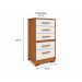 Cômoda Primacy 5 Gavetas Freijó Wood e Off White