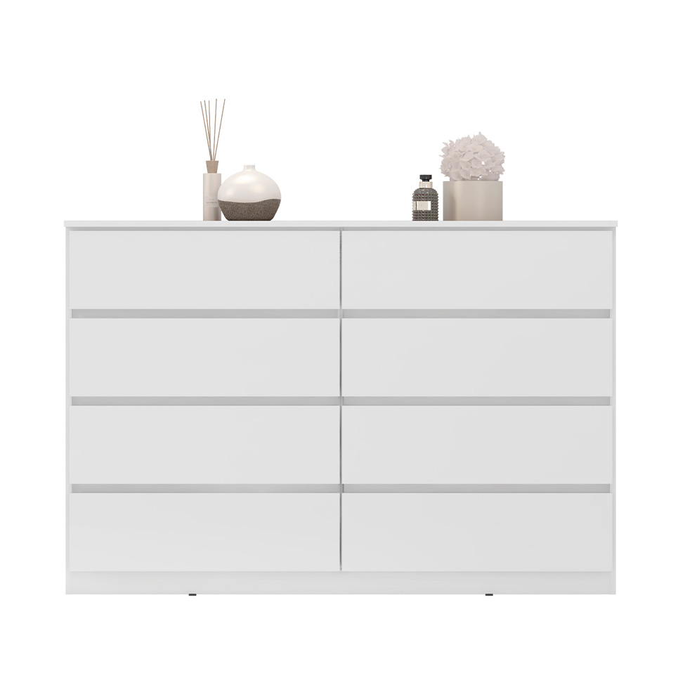 Cômoda Sintra 8 Gavetas Branca