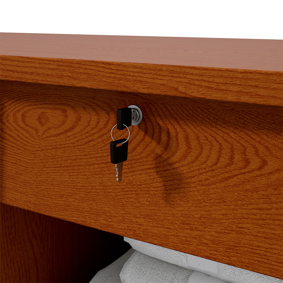 Cômoda Vedra 2 Portas 7 Gavetas Frassino