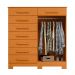 Cômoda Verona 1 Porta 8 Gavetas Cinamomo
