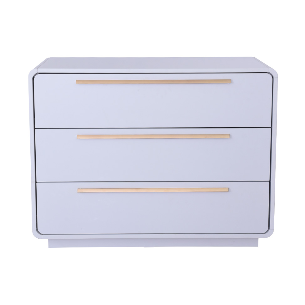 Cômoda Wave 3 Gavetas  Branca