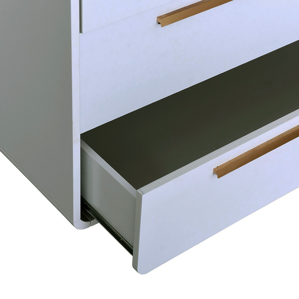 Cômoda Wave 3 Gavetas Cinza