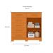 Cômoda Xangai 2 Portas 6 Gavetas Cinamomo
