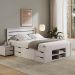 Cabeceira Casal Charme Beauty Branca