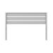Cabeceira Casal Charme Beauty Cool Gray