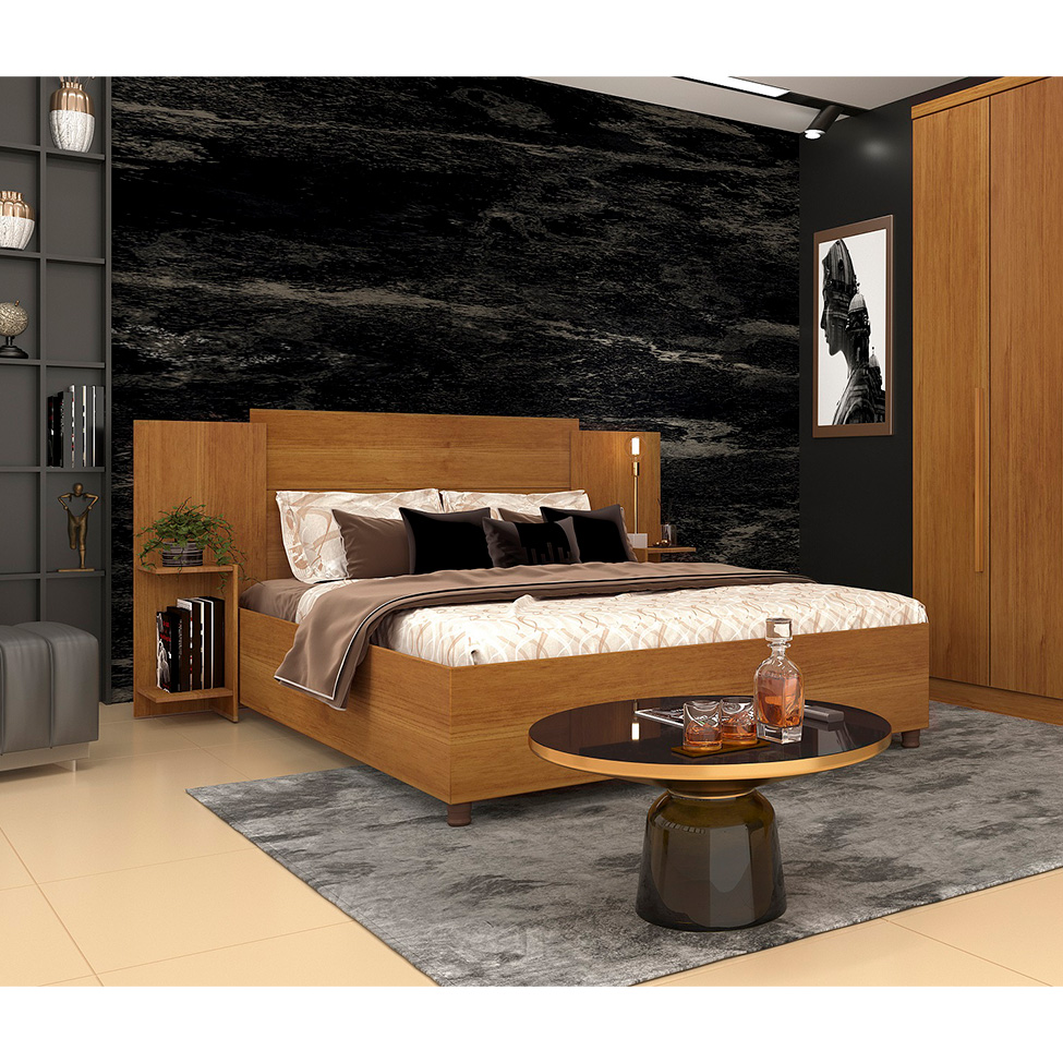 Cabeceira Casal Extensível Arizona Flex Cinamomo
