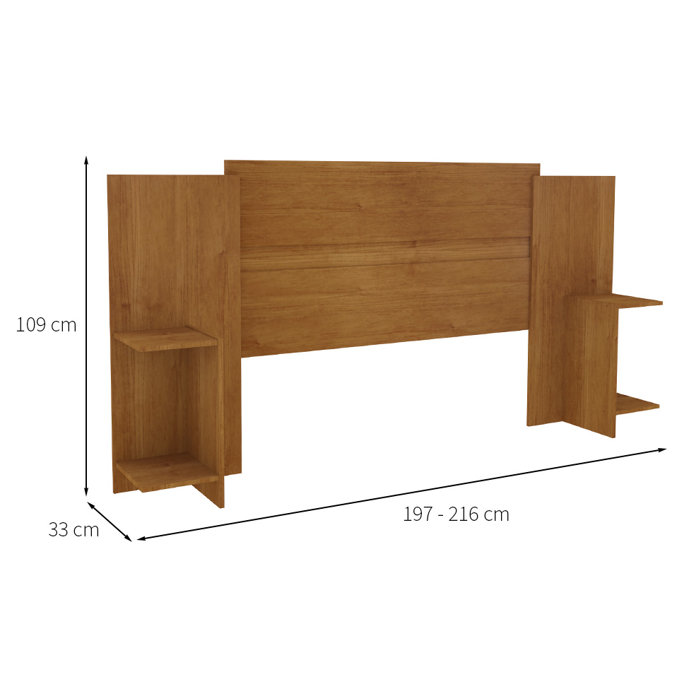 Cabeceira Casal Extensível Arizona Flex Cinamomo