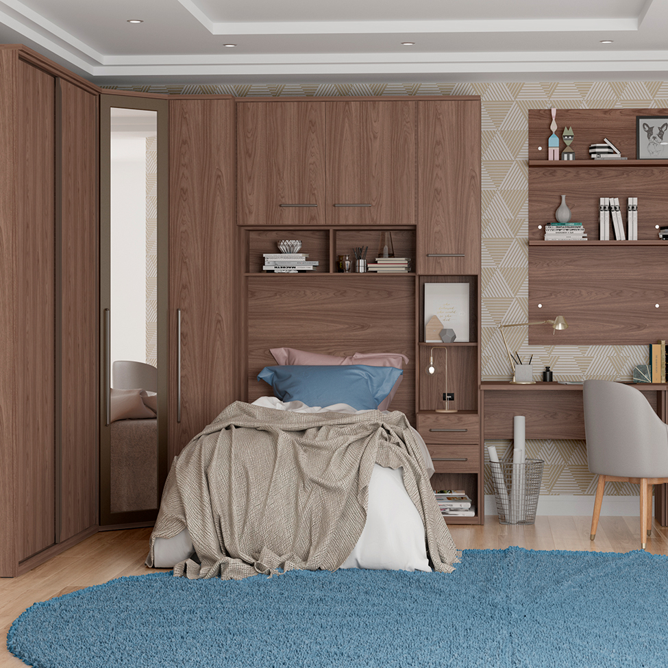 Cabeceira Solteiro 2 PT Elite Capuccino