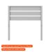 Cabeceira Solteiro Charme Beauty Cool Gray