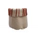 Cachepot Toulon P Terracota e Cru