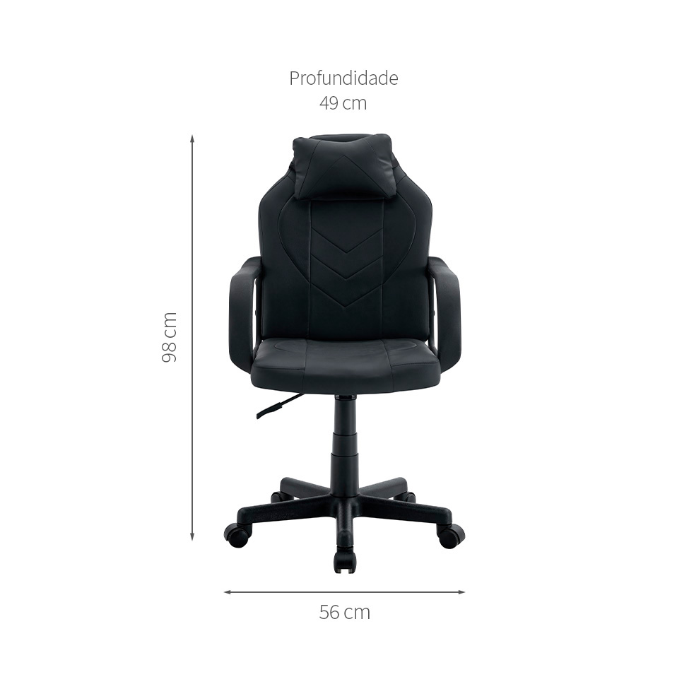 Cadeira Gamer Xtreme Orion Preta