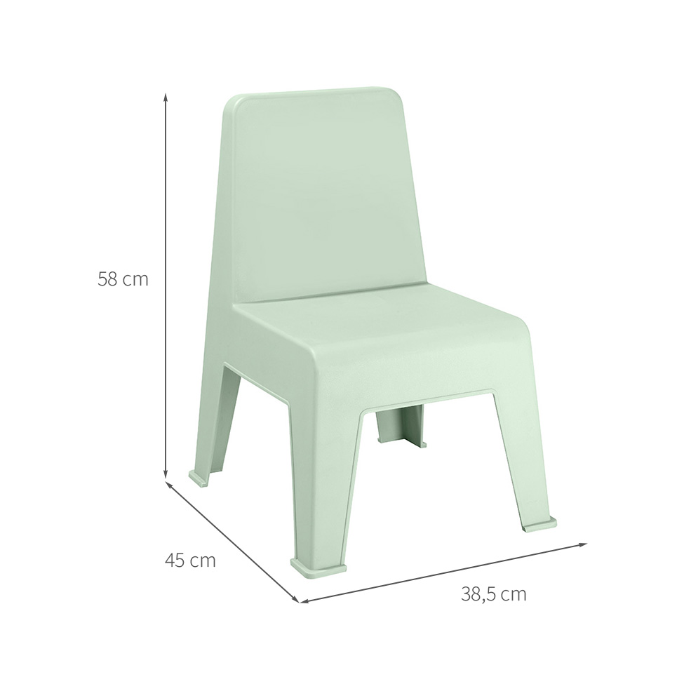 Cadeira Infantil Origami Menta