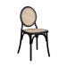 Cadeira Medalhão Preta