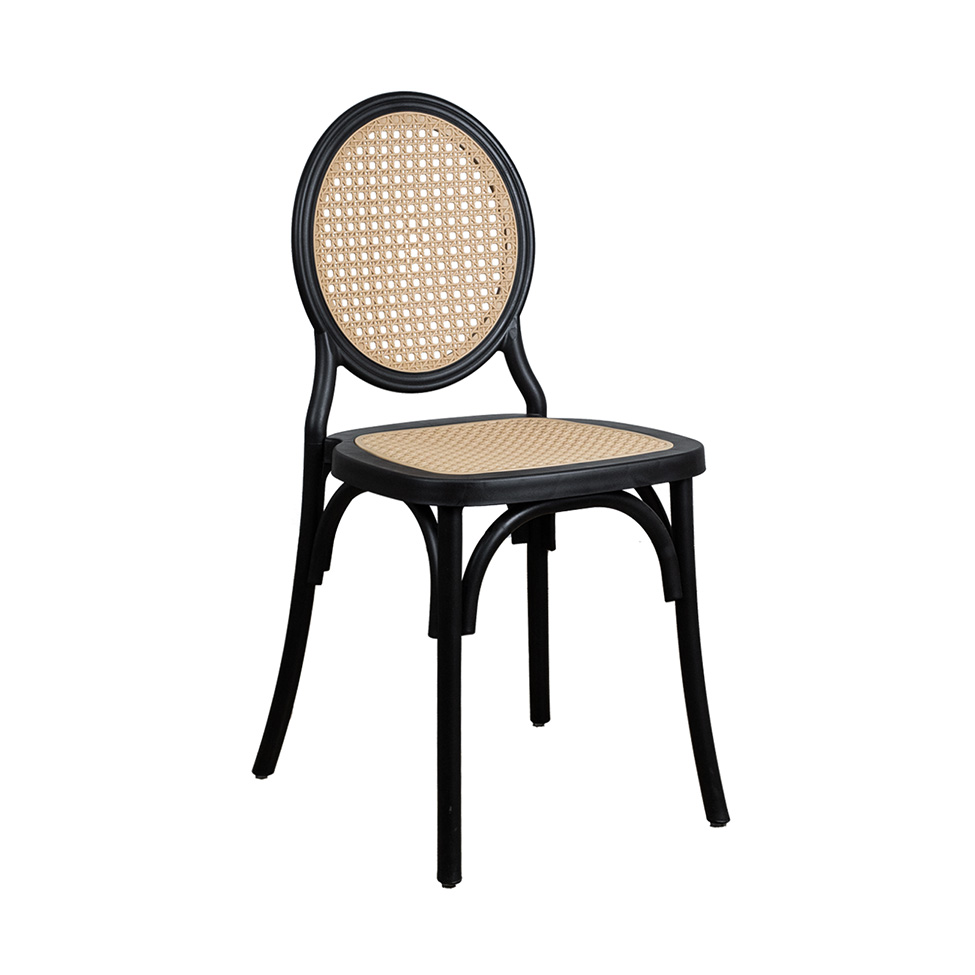 Cadeira Medalhão Preta