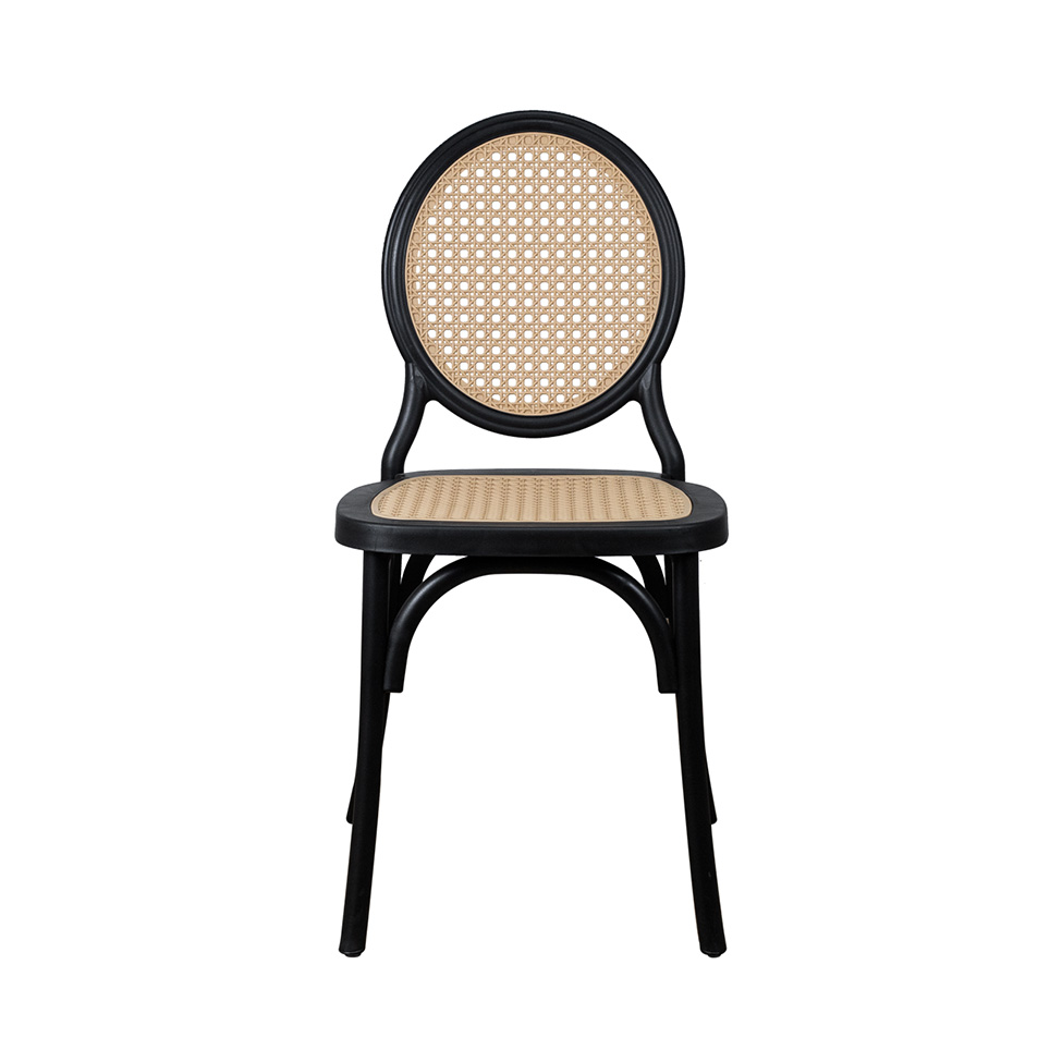 Cadeira Medalhão Preta