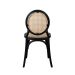 Cadeira Medalhão Preta