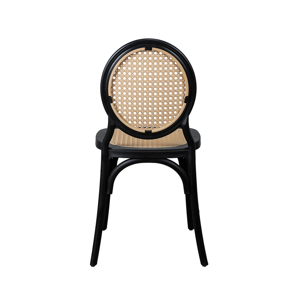 Cadeira Medalhão Preta