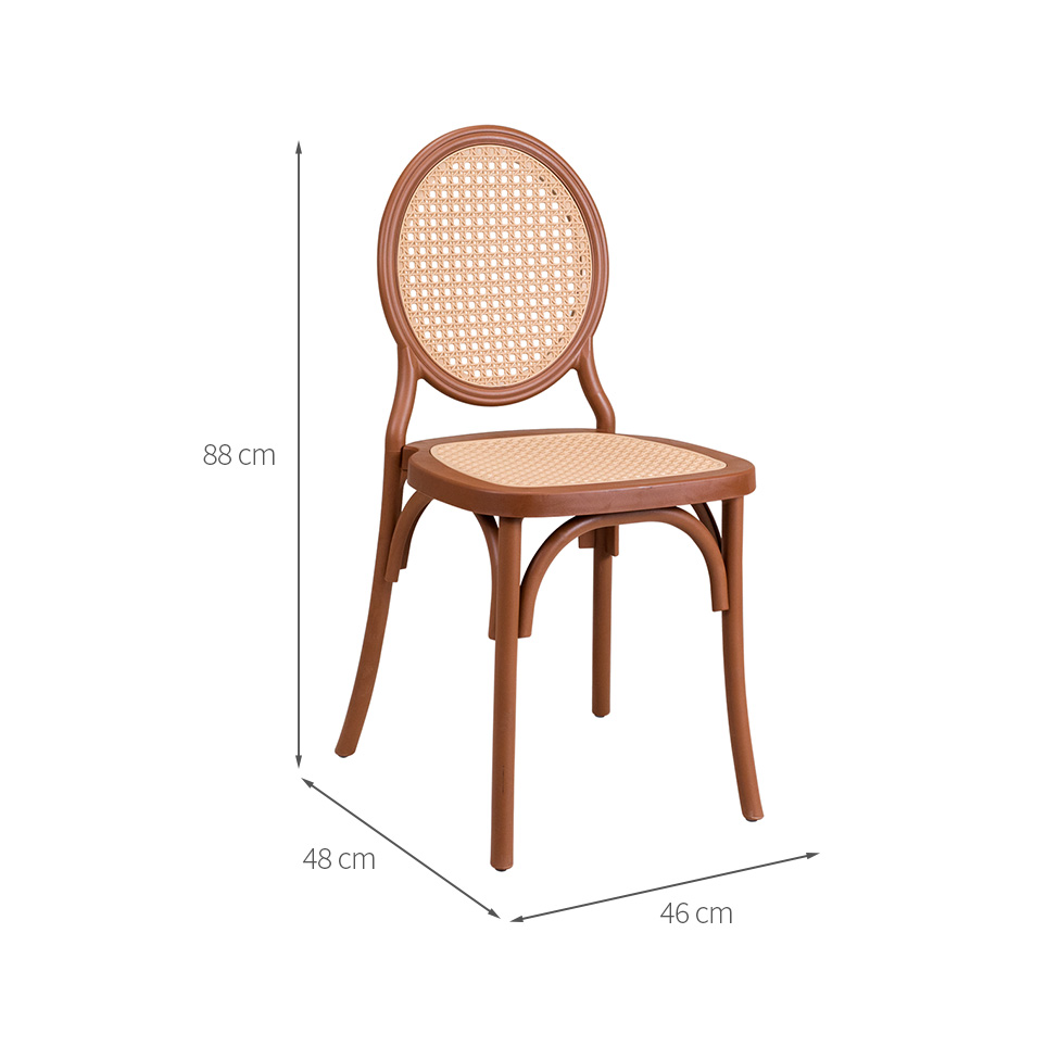 Cadeira Medalhão Terracota