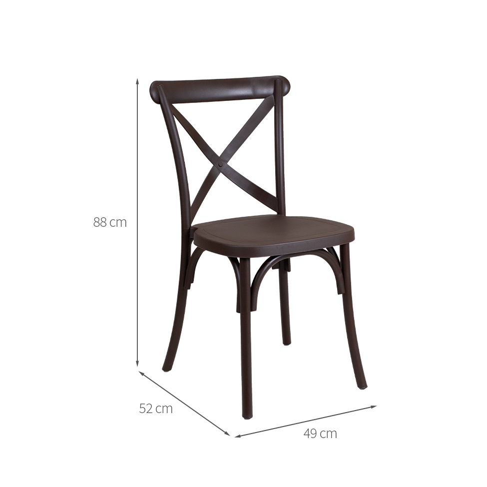 Cadeira Paris Chocolate