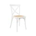 Cadeira Paris com Rattan Branca