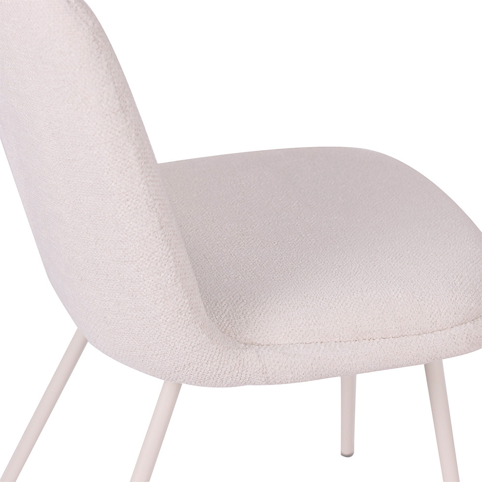 Cadeira Selene Bouclé Off White