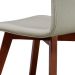 Cadeira Trevizzo Linho Off White e Castanho