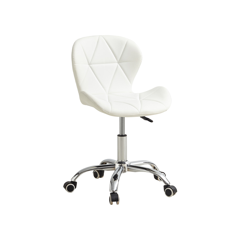 Cadeira de Escritório Liore Office Revestimento Sintético Branca