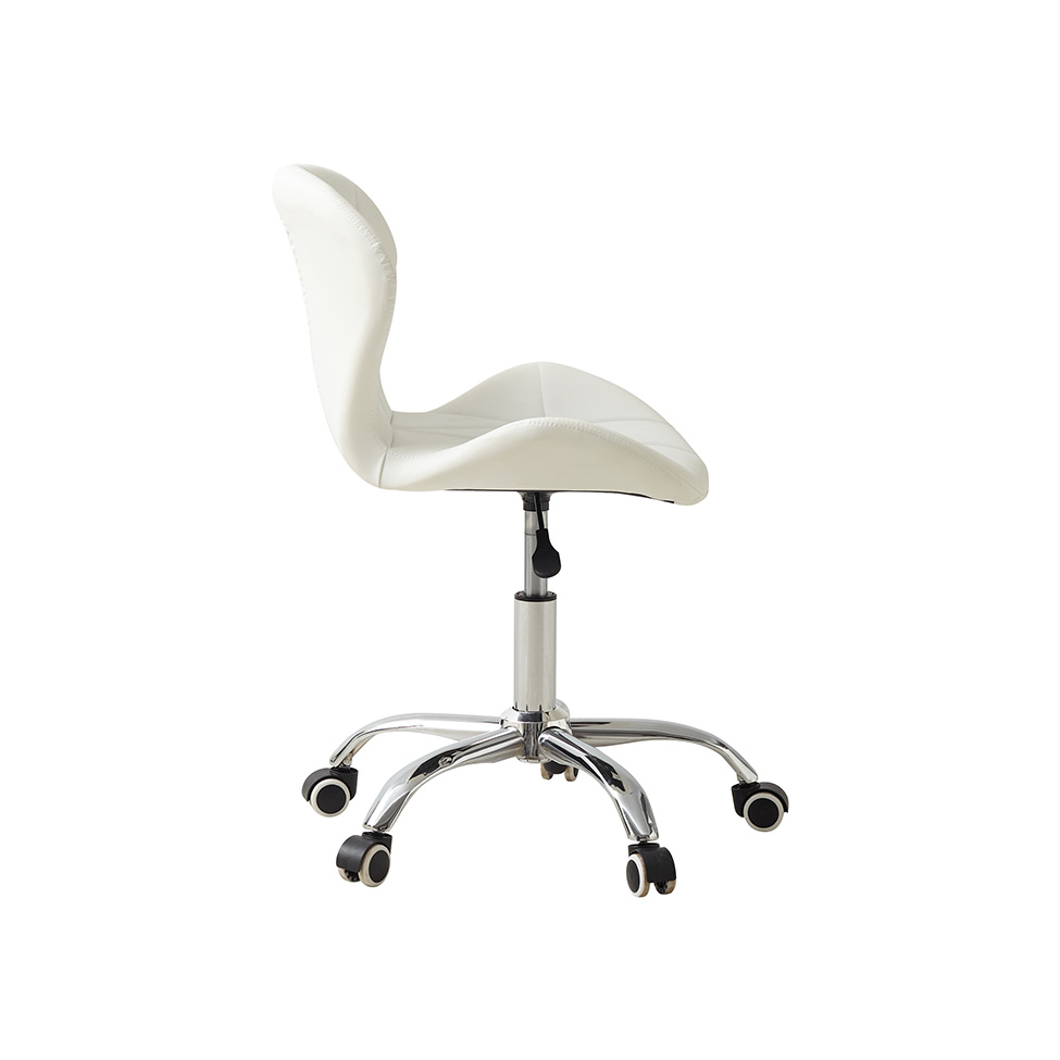 Cadeira de Escritório Liore Office Revestimento Sintético Branca