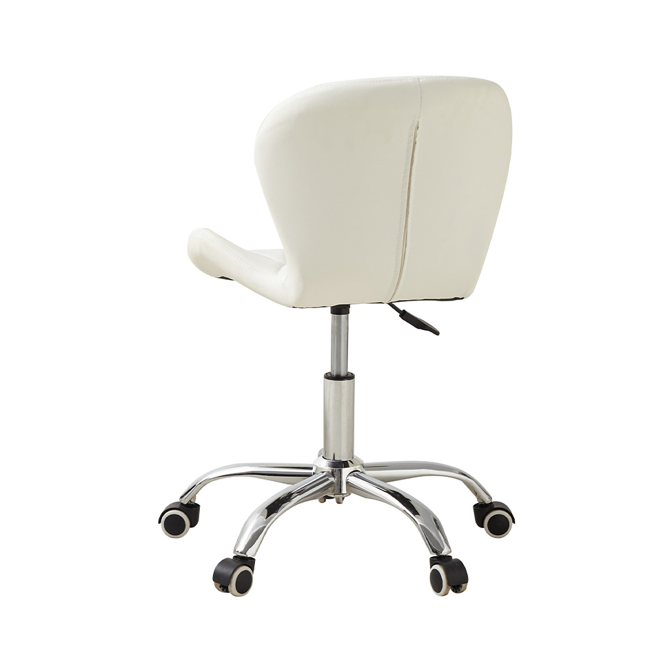 Cadeira de Escritório Liore Office Revestimento Sintético Branca