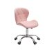 Cadeira de Escritório Liore Office Revestimento Sintético Rosa
