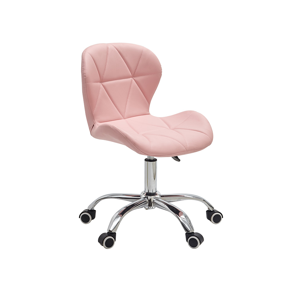 Cadeira de Escritório Liore Office Revestimento Sintético Rosa