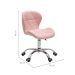 Cadeira de Escritório Liore Office Revestimento Sintético Rosa