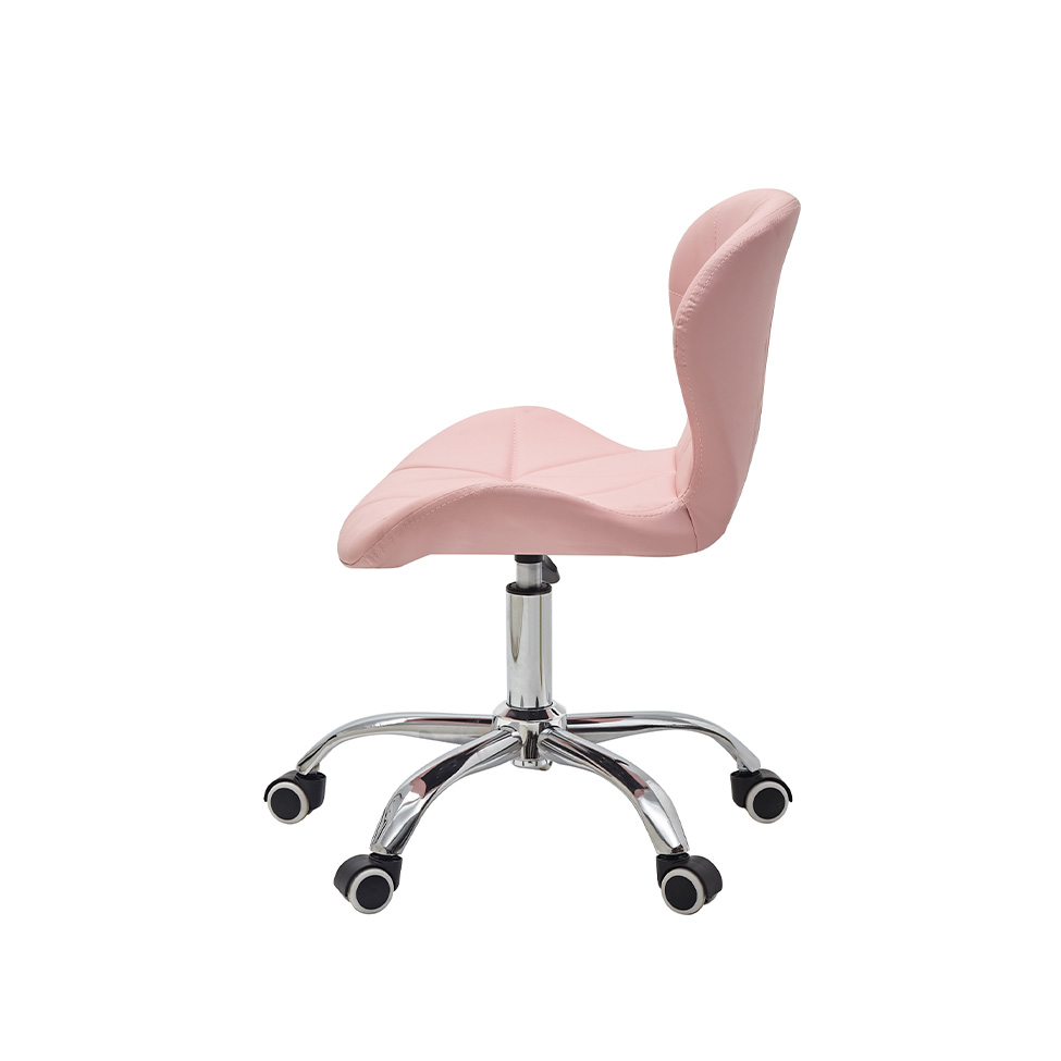 Cadeira de Escritório Liore Office Revestimento Sintético Rosa