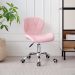 Cadeira de Escritório Liore Office Revestimento Sintético Rosa