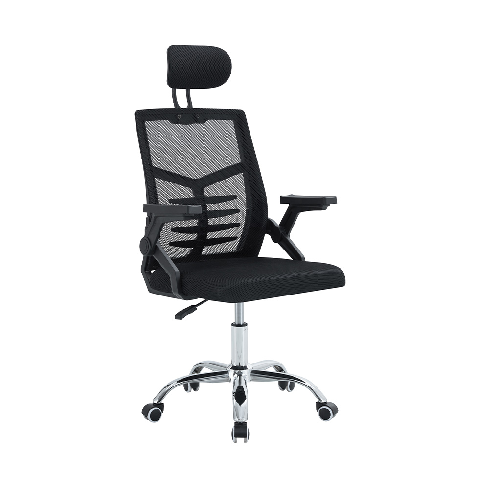 Cadeira de Escritório Secretária Sollene Preta