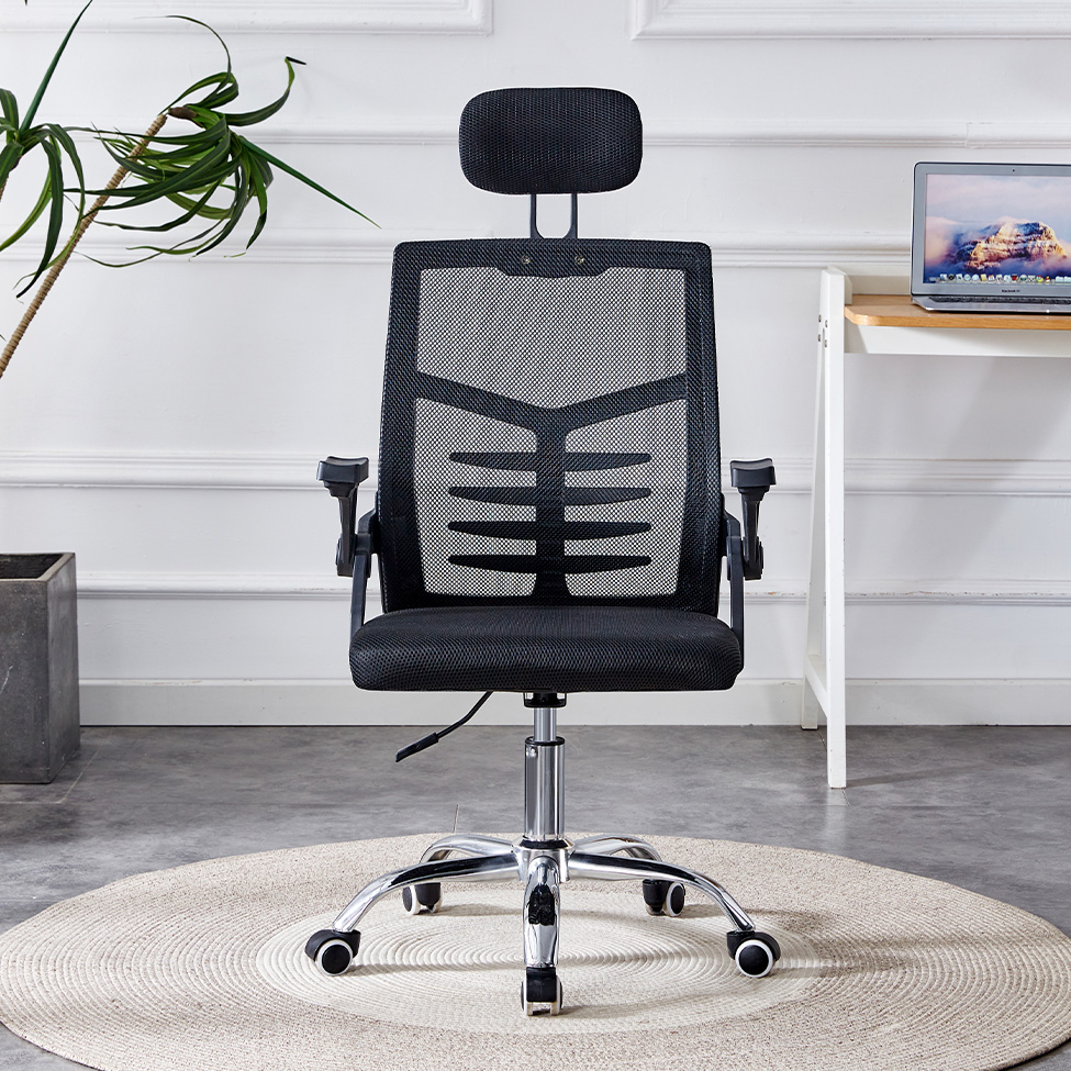 Cadeira de Escritório Secretária Sollene Preta