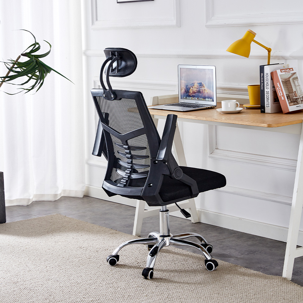 Cadeira de Escritório Secretária Sollene Preta