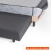 Cama Auxiliar Doppio Letto Mescla Chumbo 75x174 cm