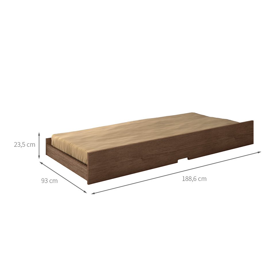 Cama Auxiliar Premium II Cacau