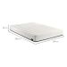 Cama Box Baú Martin Premium com Colchão Casal Keva Molas Ensacadas Wide (24x138x188) e 2 Travesseiros Guldi Soft Nasa Branco