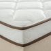Cama Box Casal Aquarius com Colchão Casal Molas Ensacadas Bege e Branca
