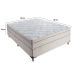 Cama Box Casal Áquila com Colchão Casal Molas Verticóil Bege